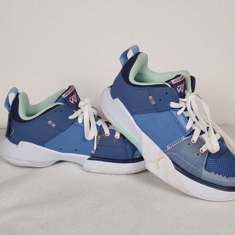 Jordan 1 Take Five GS Stone Blue Sneaker Size 4Y FD2338-400